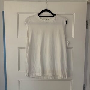 White Sleeveless Men’s Top